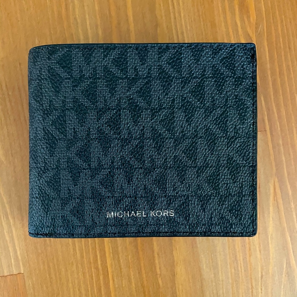 Michael Kors Leather Mens Wallet Black - New